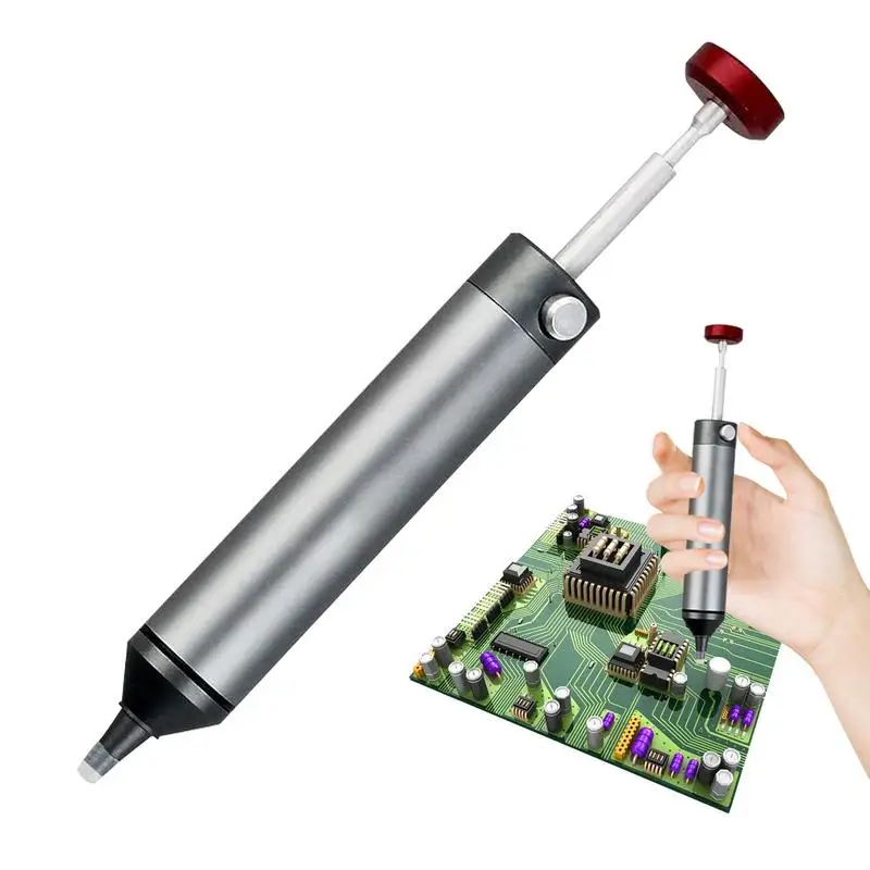 

Desoldering Vacuum Pump Soldering Sucker Tool Solder Removal Tool Heat Resistant Silicone Nozzle For Smooth Solder Inrush &