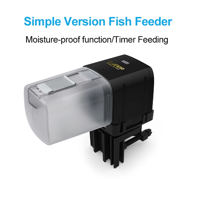 Automatic Fish Feeder Moisture-Proof Electric Auto Fish Food Feeder Timer Dispenser for Aquarium Tank Auto Feeding