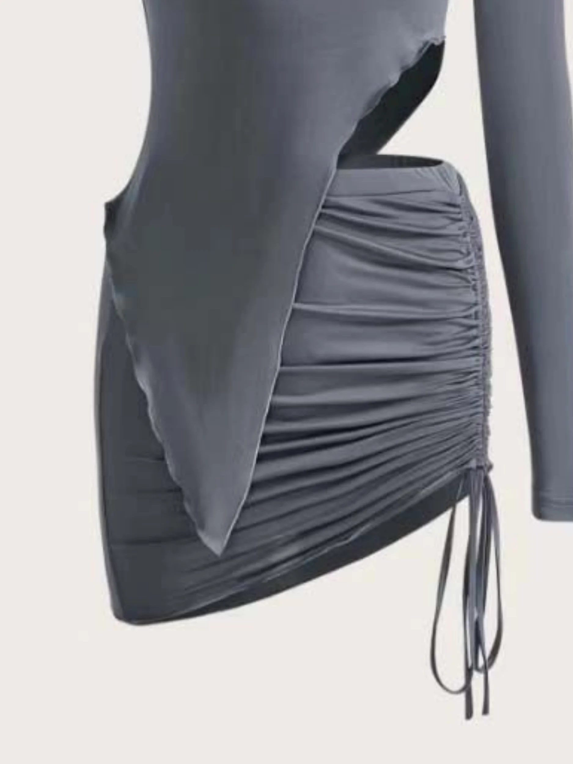 여성 패션과 트렌드를 위한 새로운 단색 여성 스커트 세트