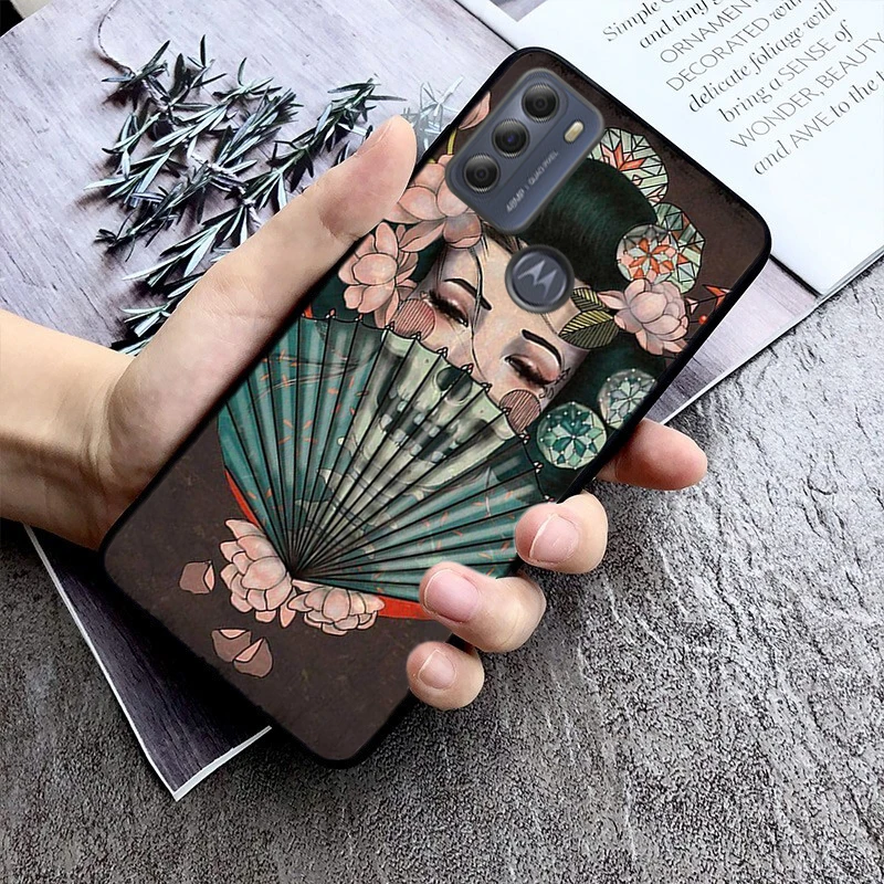 Japanese Art Wave Phone Case For Motorola Edge 50 40 Pro 50 40 30 Ultra Neo Fusion Moto G Play G Stylus G Power G 5G