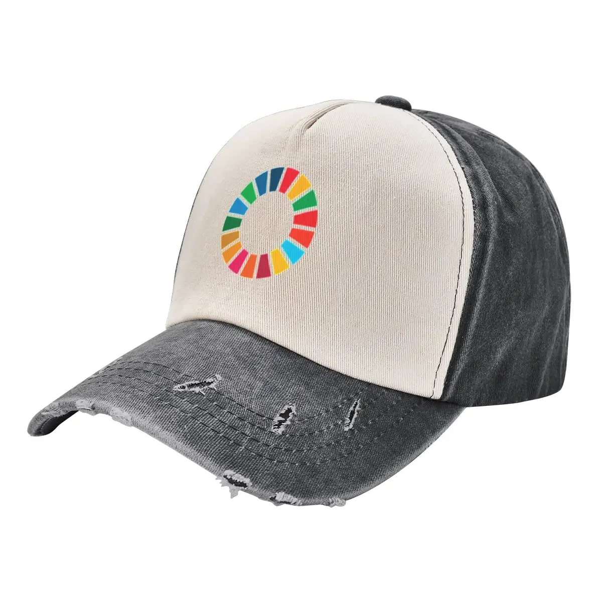 UN SDGsUN Global Goals LogoUnited Nations Sustainable Development Goals 2030 Classic T-Shirt Baseball Cap dad hat Girl Men's