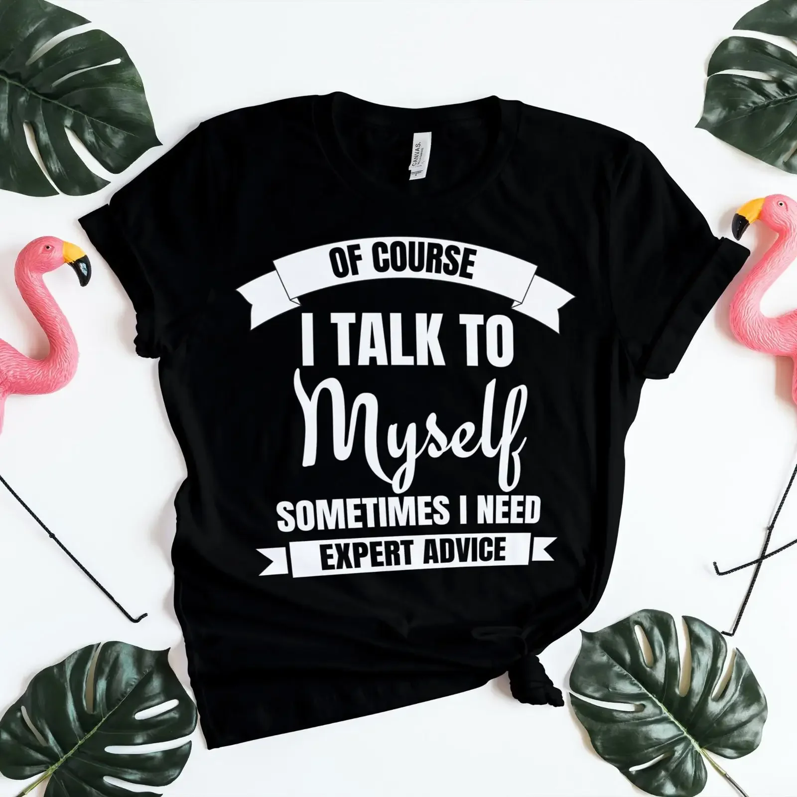 I Talk To Myself Sometimes Need Expert Advice Funny T Shirt vintage Washed Casual graphic streetwear fashion Breathable