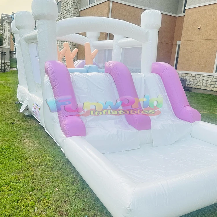 

Inflatable Splash Pool Backyard Outdoor Water Slide Water Play Equipment Waterslide Swimming Pools Splash Pad Obstacle Course