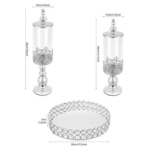 11 पीस केक स्टैंड सेट आधुनिक केक रैक होल्डर ऐक्रेलिक मिरर सतह शादियों, सालगिरह, जन्मदिन पार्टियों के लिए 10 best sales ऐक्रेलिक केक स्टैंड - №2