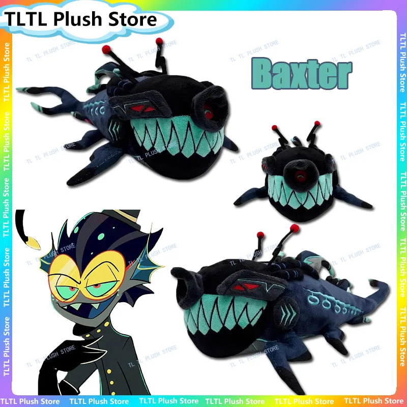 

In Stock Hazbin Hotel 2 Baxter Plush Toy Lanternfish Character Anime Cartoon Peluche Doll Toys Peripheral Pillow Doll Child Gift