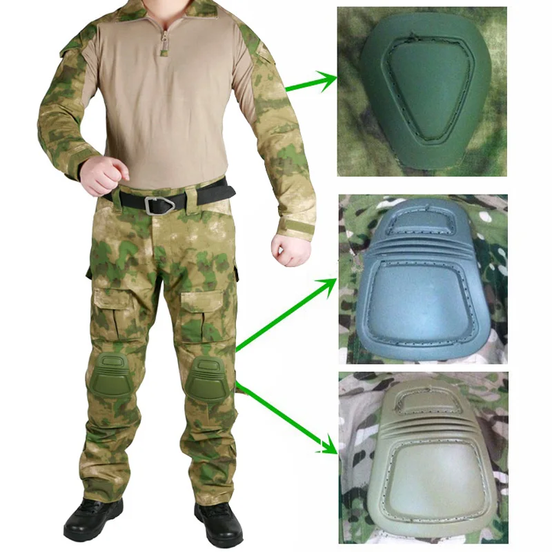 Camouflage Tactical Pants for Men Wear-resistant Hiking Pant Paintball Combat Pant With Knee Pads Hunting Climbing Clothes