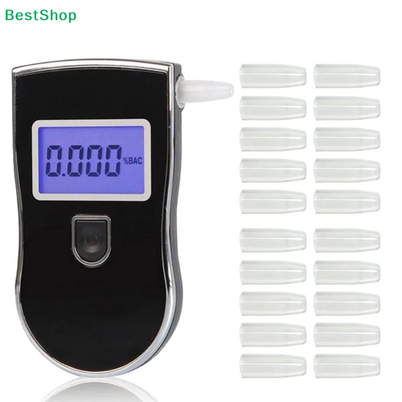 ★10/20/50Pcs Digital Breath Alcohol Tester Breathalyzer Mouthpiece For Alcohol Tester AT-818 Accessories