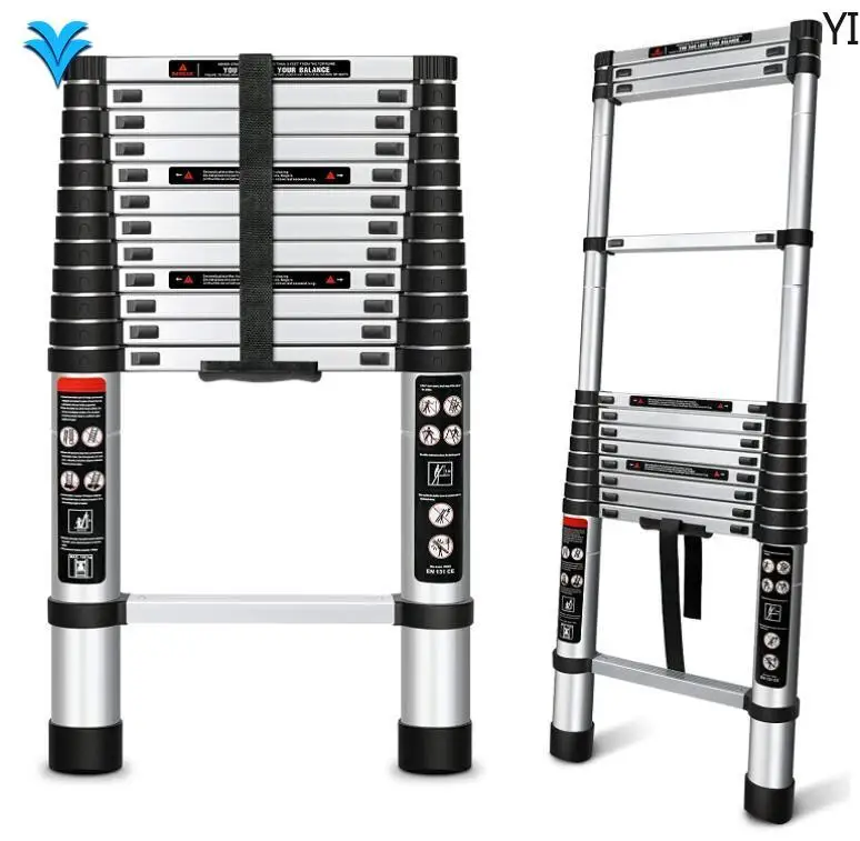 

Portable Foldable Aluminium Telescopic Attic Step Extension Ladders