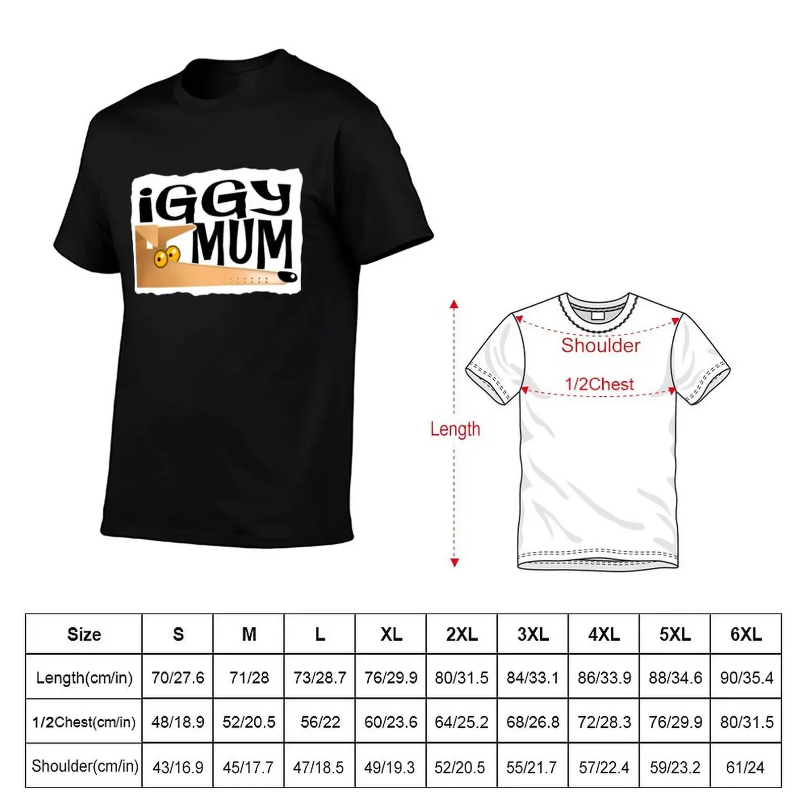 Iggy Mum (fawn) T-Shirt new edition vintage graphic tee anime t shirts mens t shirts casual stylish