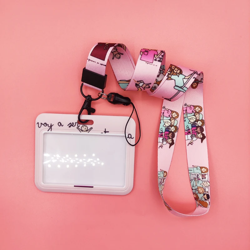 Verloskunde Gynaecologie Lanyard Badge Houder Baarmoeder Id Creditcard Case Nek Riem Kaart Houder Telefoon Touw Matrona Inloggegevens