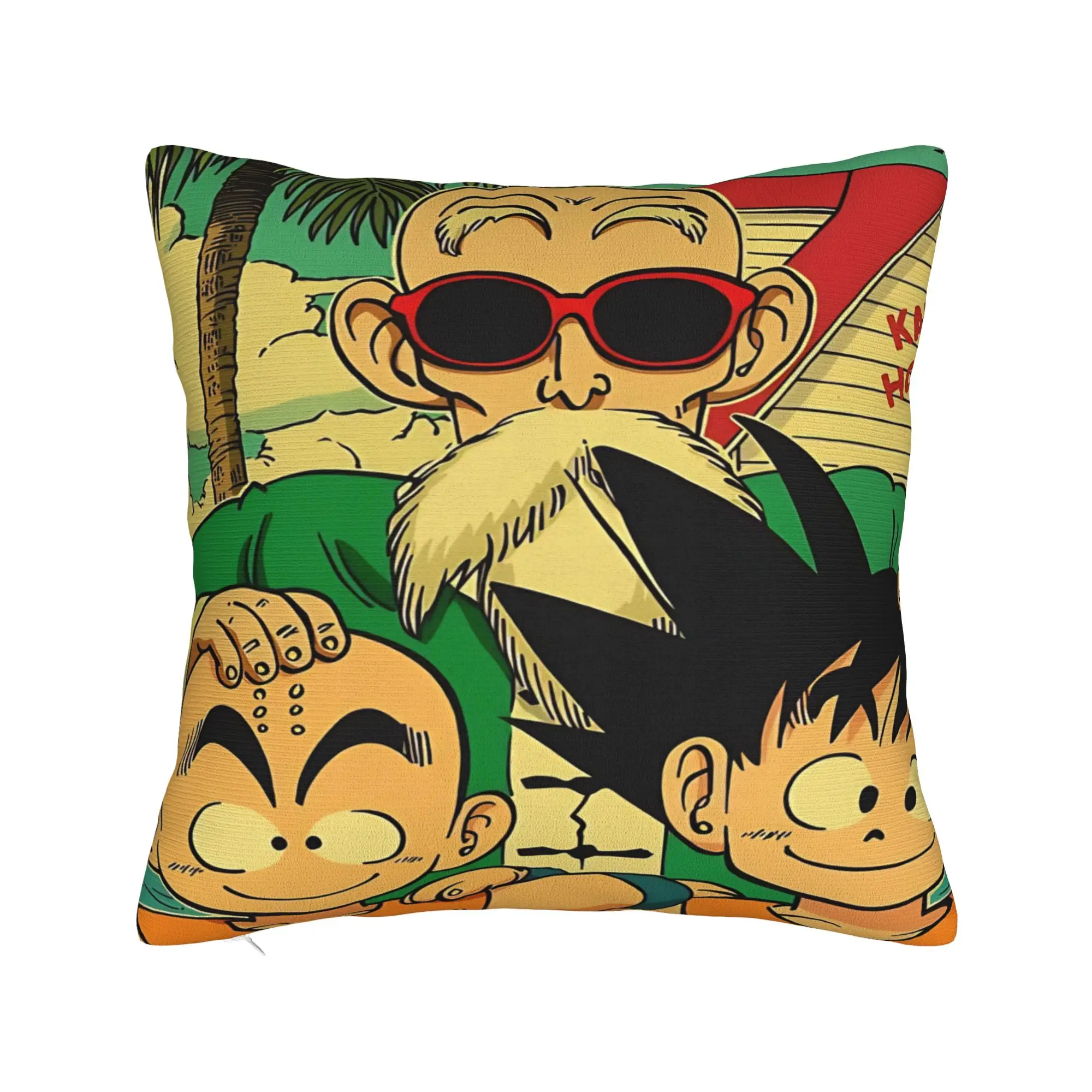 Anime Ball 40th Anniversary Birthday Pillow Cover  Soft Cushion Cover Morden Pillow Case For Sofa Home Decoration