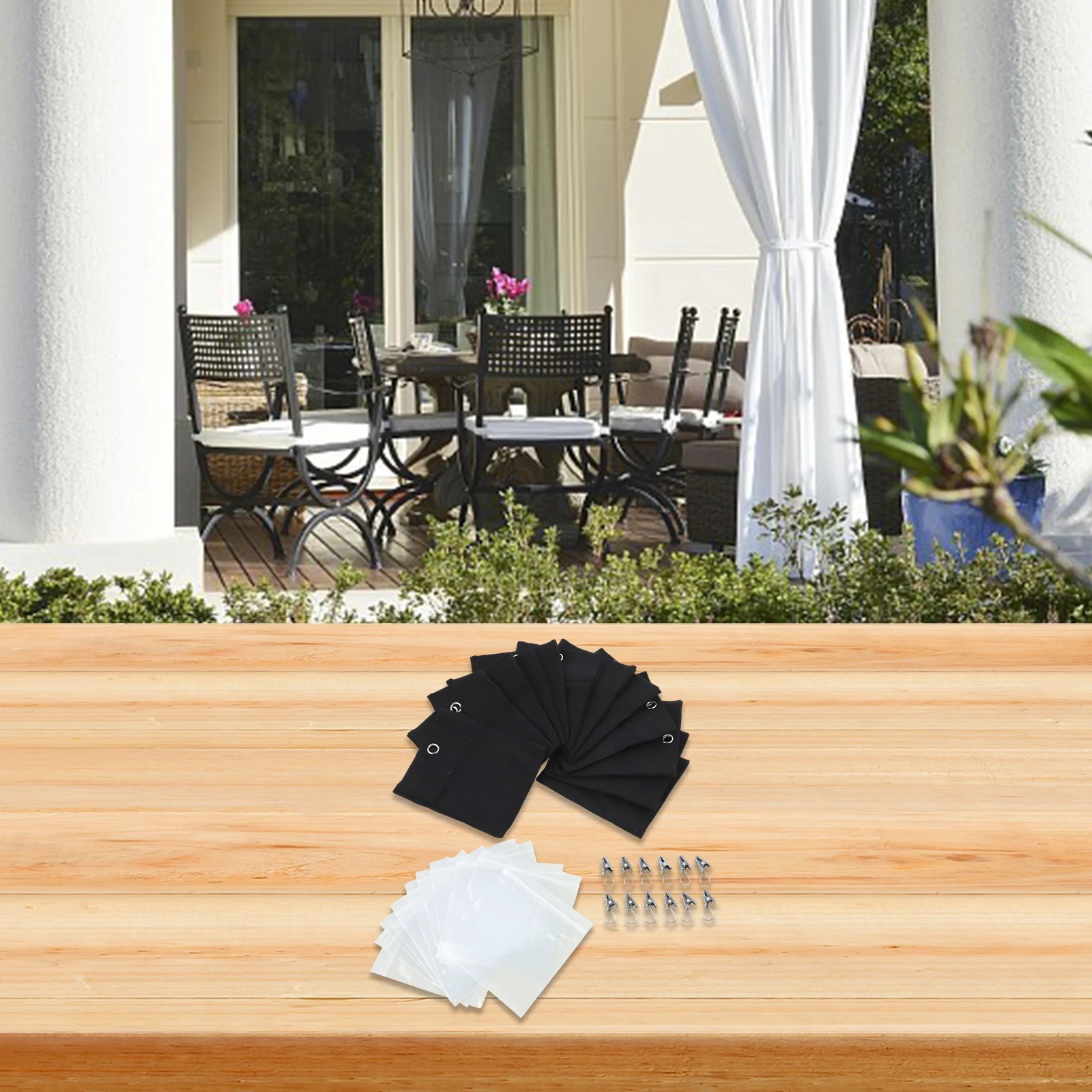 Outdoor Events Curtain Sandbag Drapery Management Curtain Management 15 Ounces 15 Ounces Capacity Self-Adhesive Closure