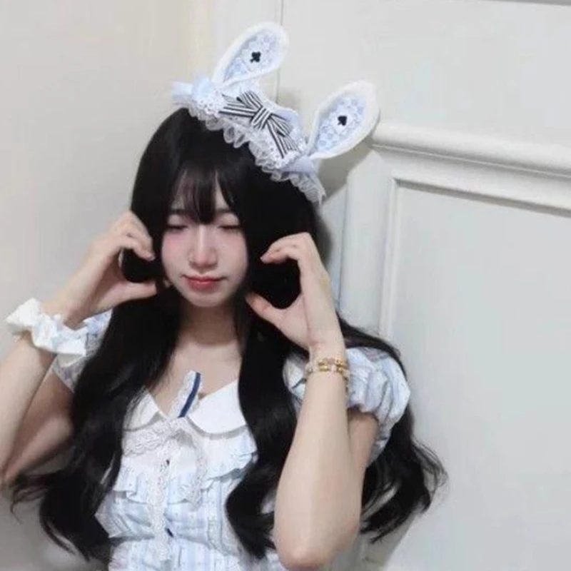 Plaids Bows Lace Hat Hair Clip, Mini Top Hat Anime Headpiece for Costume Event Photoshoots, Cosplay Styling, Party Y08E