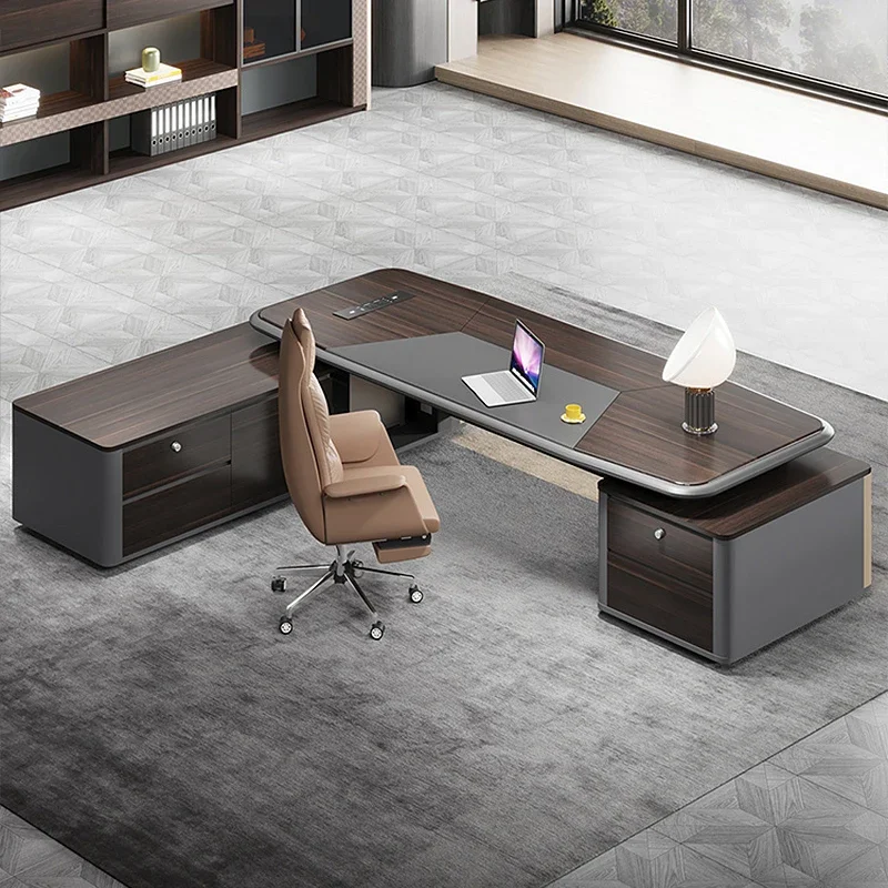 Executive Desk Office Tables Work Furniture Home Reading Bedroom Room Desktop Automatic Table Writing Auxiliary Standing Seating
