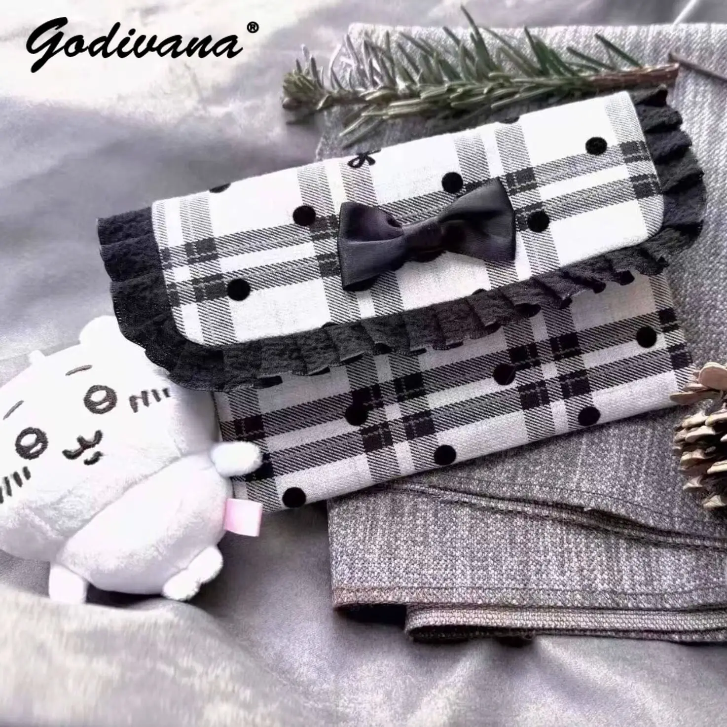 Japanese Mine‑Style Vintage Small Coin Purse Kawaii Girls Mini Clutch Wallet Y2K Retro Handheld Card Storage Pouch