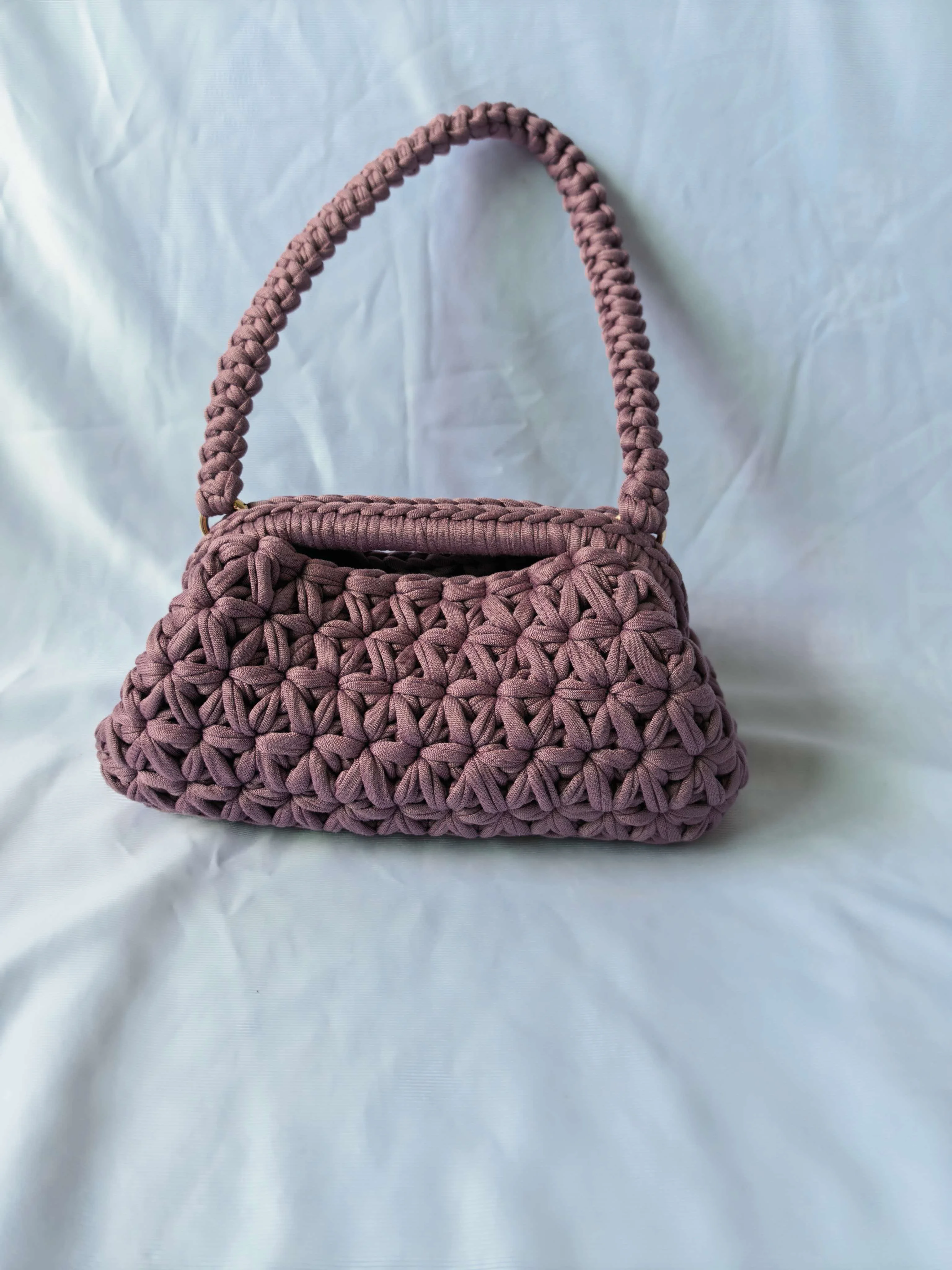 Handgehäkelte Fransen-Umhängetasche für Damen, modische Achseltasche – Detail 7