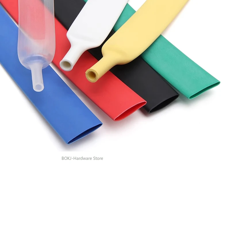 1~5 Meters 4:1 Heat Shrink Tubing Double Wall Adhesive Insulation sleeve waterproof sealing data cable repair