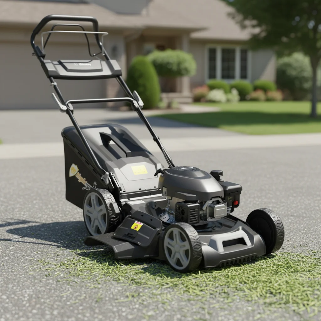 CE EPA EU5 Self-Propelled Lawn Mower - 131cc 2.6kW, 45L Large Grass Catcher, 7-Level Height Adjust, 40MnB Blade