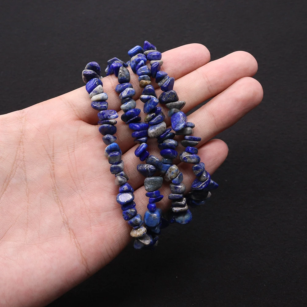 Vishuddha натуральный камень нерегулярный лазурит чипсы гравийный камень бусины-разделители изготовление ювелирных изделий для DIY браслет ожерелье