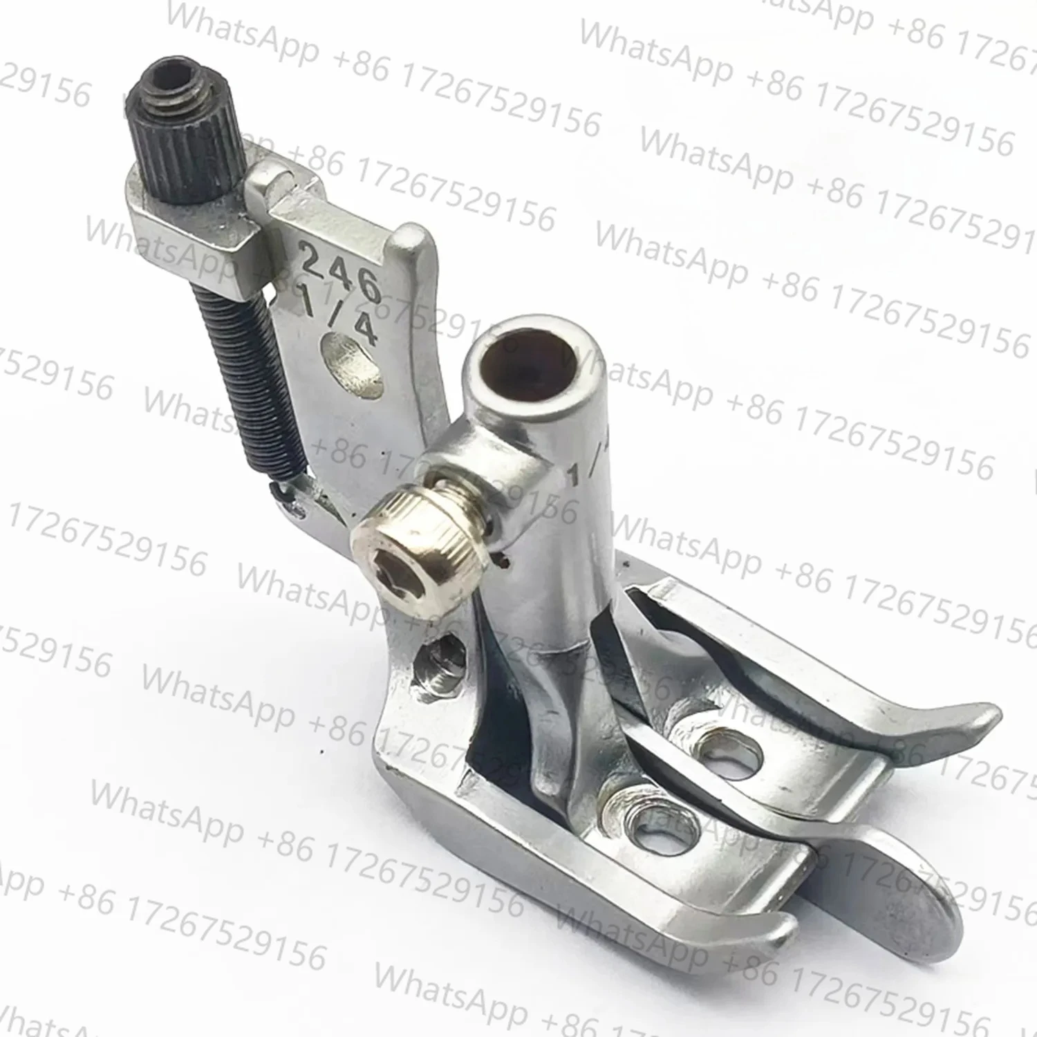 KP1246 2 Needle Walking Foot With Spring Center Guide FOR PFAFF 146 1246 1296 Double Needle Walking Foot Sewing Machines
