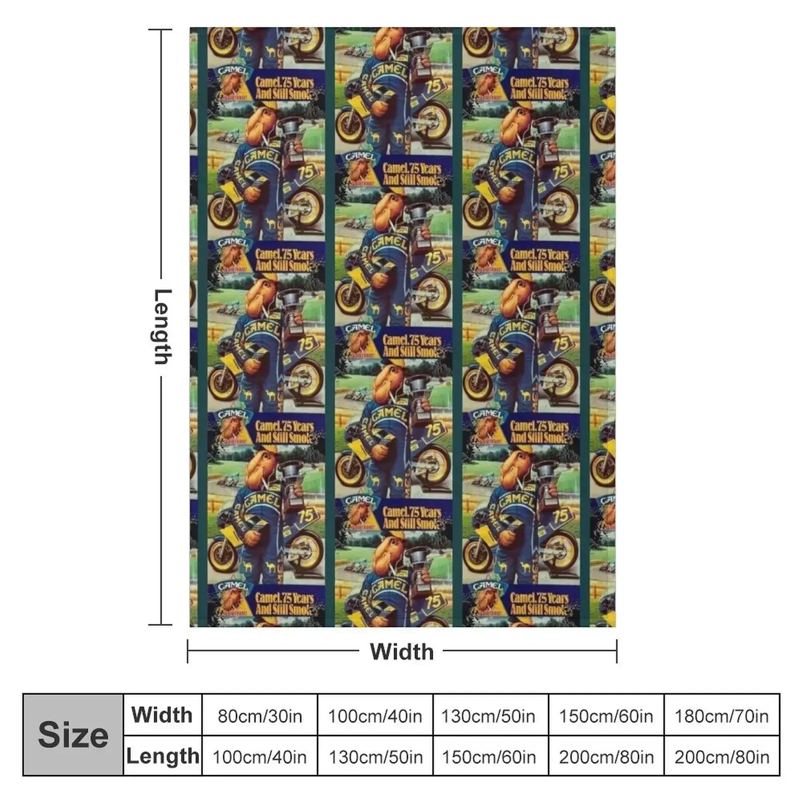 Camel Cigarettes Throw Blanket decorative Single Decoratives Tourist Luxury Thicken Retros Blankets