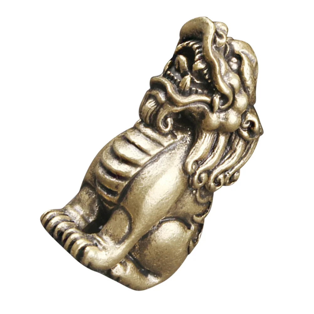 

Brass Auspicious Beast Statue Small Desktop Decoration For Office Home Car Interior Chinese Tea Pet Animal Ornament Craft