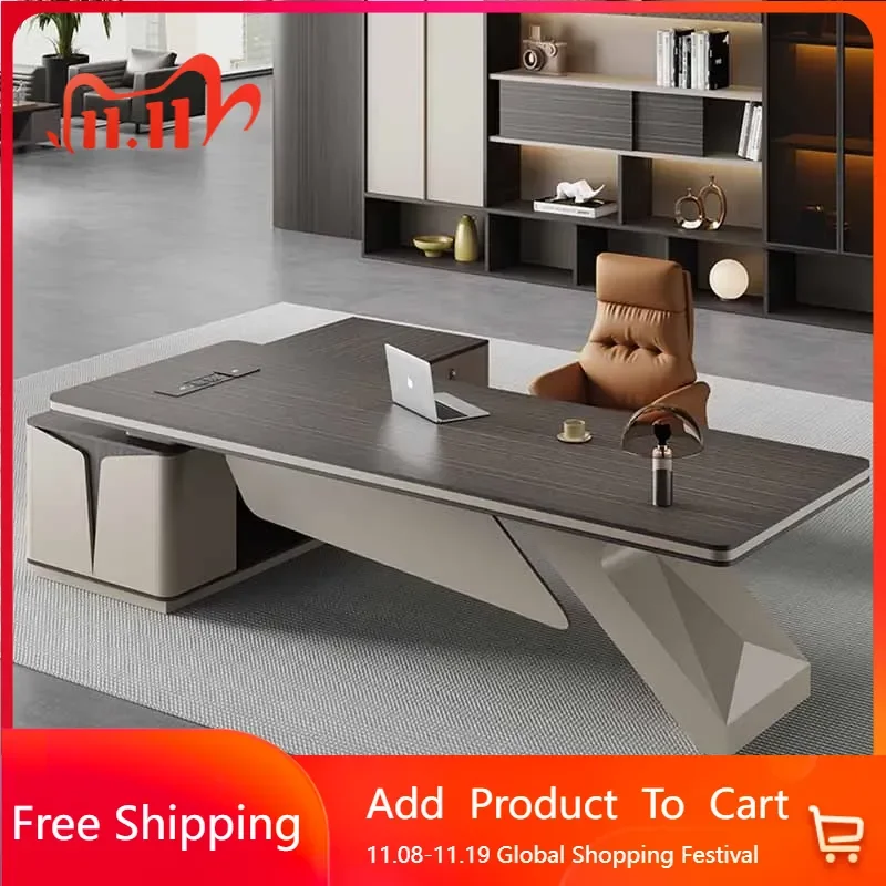 

Modern Storage Office Desk Home Household Corner Home Gaming Office Desk Laptop Coffee Drawers Table De Bureau Furniture