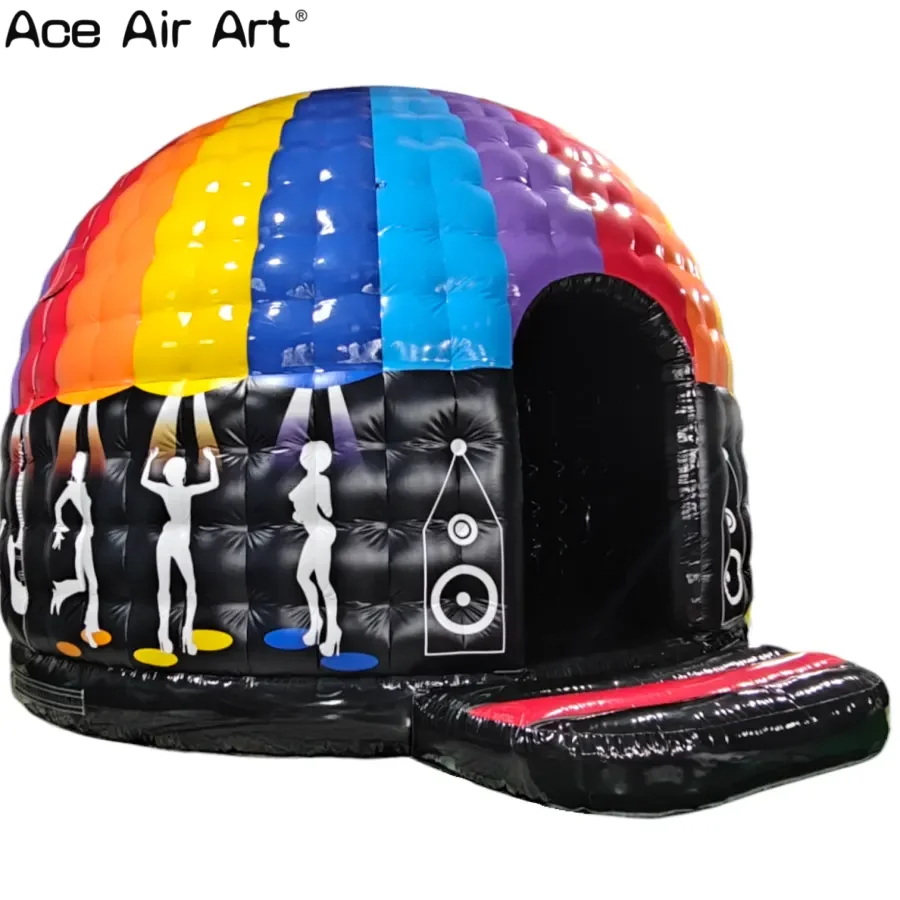 パーティーイベント用インフレータブル広告テントDJディスコドームバウンスハウス、カスタムインフレータブルプラネタリウムドーム