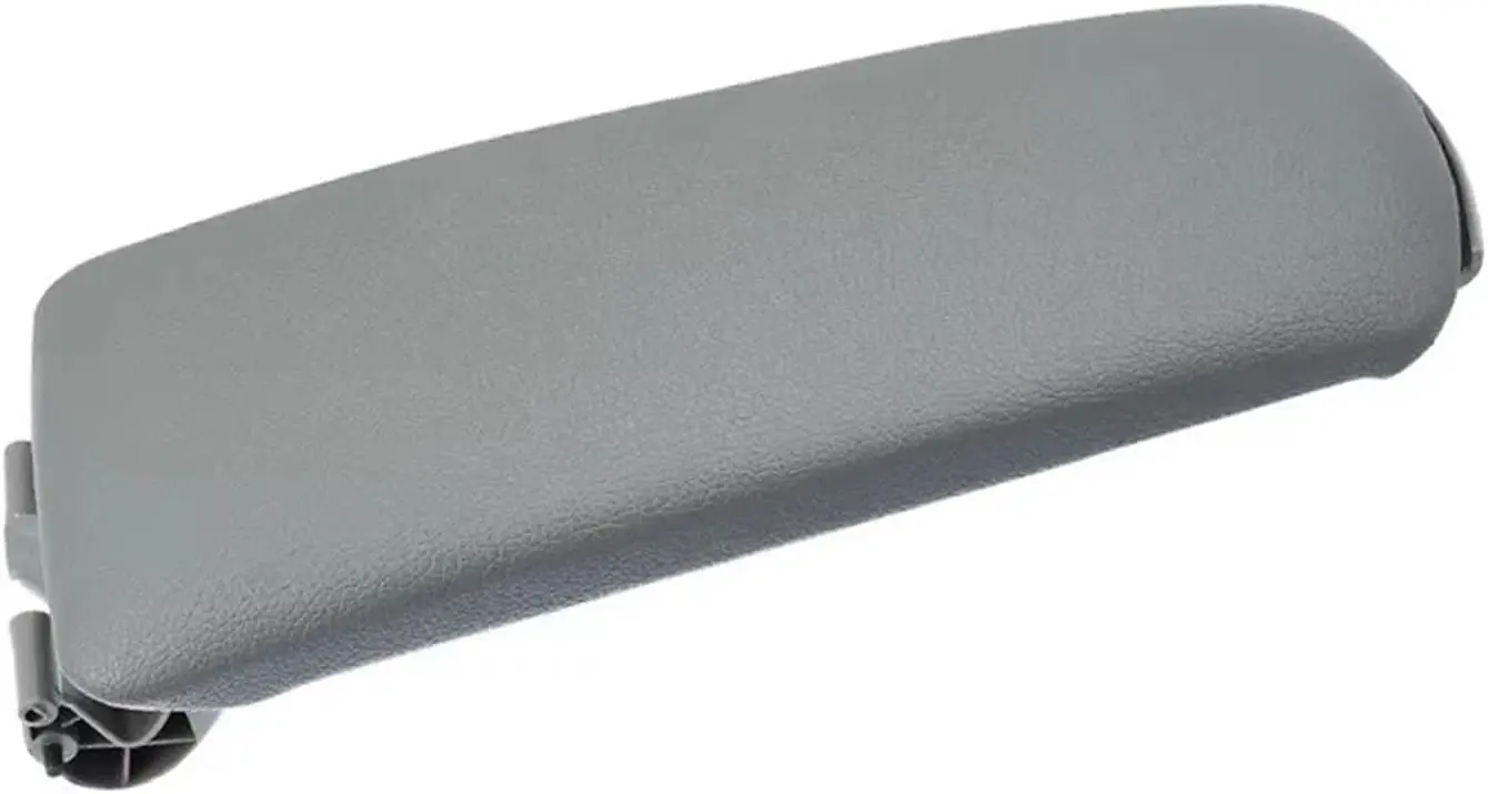 Ultra Durable Auto Accessory Armrest Cover Lid Grey Leatherette for AUDI A4 B7 Best Value Car Parts
