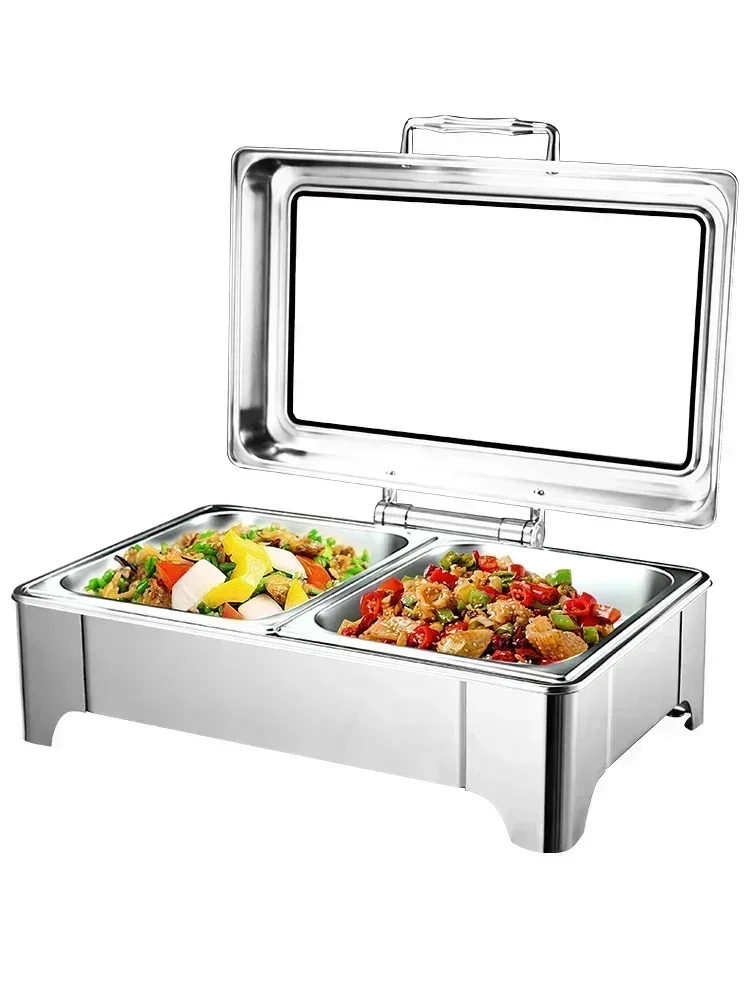 تجاري - موقد تدفئة كهربائي من الفولاذ المقاوم للصدأ مع اللوحات المرئية #6