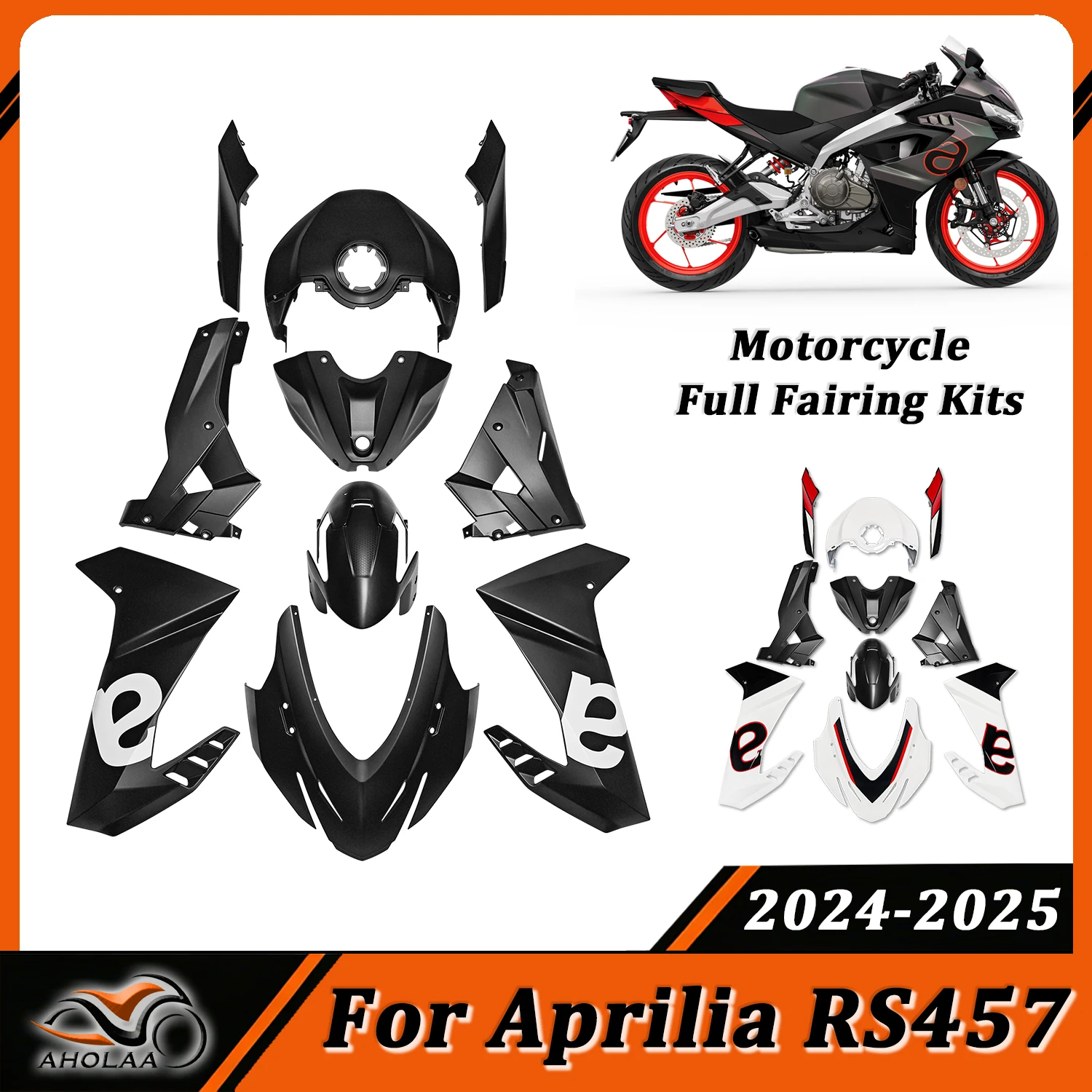 

Полный комплект обтекателей для мотоцикла Aprilia RS 457 RS457 2024 2025, литые крышки для литья кузова, набор панелей из АБС-пластика, окрашенный