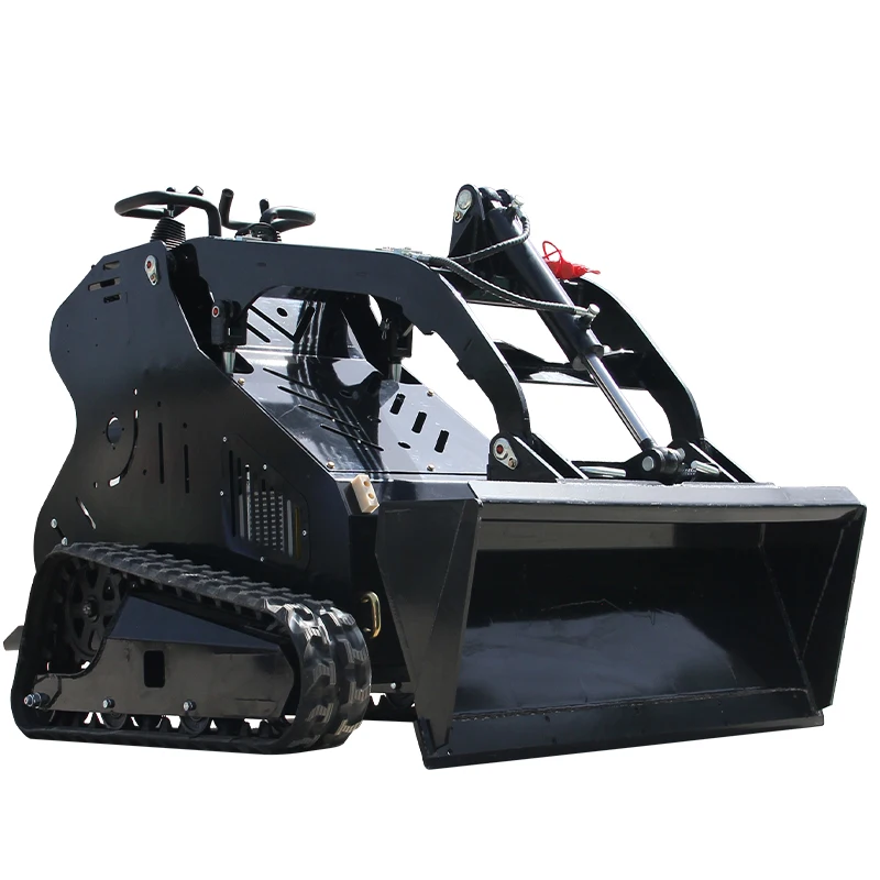 

Mini Tracked Skid Steer Loader with Bucket EPA 13.5HP Engine USA Stock for Farm Construction Snow Removal