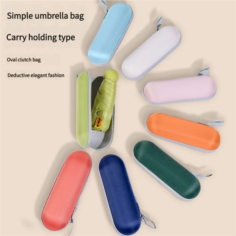 Mini cápsula guarda-chuva portátil cinco dobras guarda-chuva sol chuva dupla utilização guarda-sol bolso guarda-sol feminino anti sol anti uv dobra sma