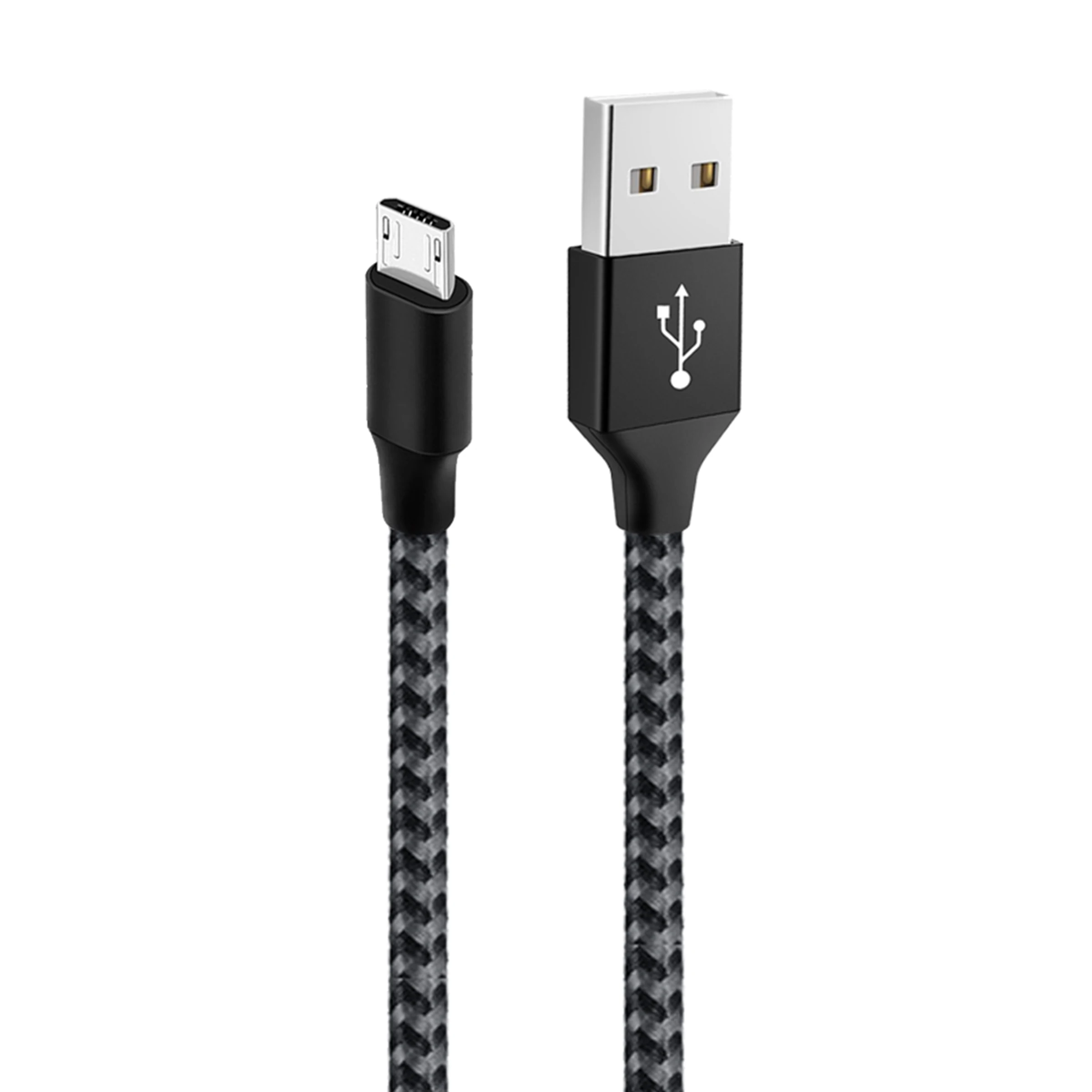 Android Data Cable Fast Charging Cable for Old Model Phones with Trapezoidal Port, Dual-Engine Micro USB Charger Cable, Compatible with Huawei, Xiaomi, Vivo, Meizu, Honor, Oppo, Android, Car Fast Charging Cable 1m