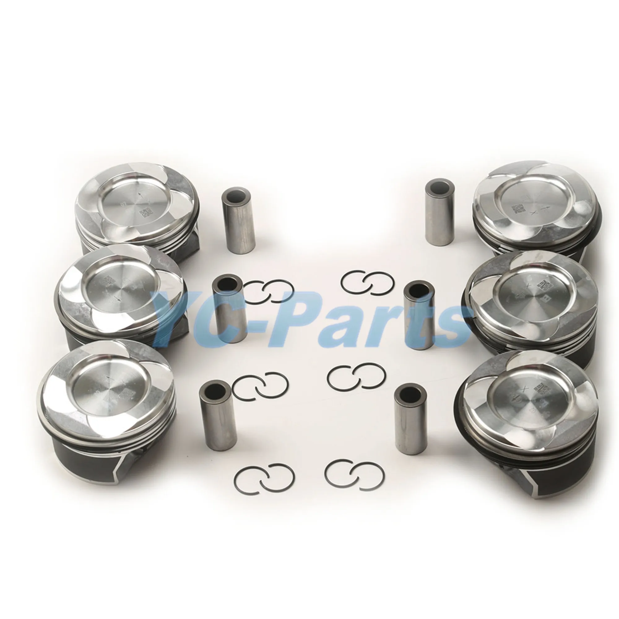 3.0T V6 M276 Engine Pistons & Rings Kit Φ88mm 2760300700 for Benz C218 CLS 320 A207 E 400 C207 E320 C292 GLE 320 4MATIC W166