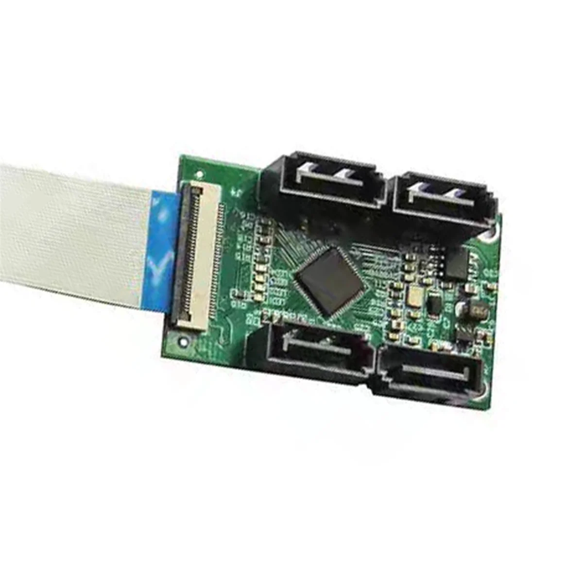 

Адаптер M.2 WiFi-SATA 1 шт. ASM1064 M.2 WiFi на 4 адаптера SATA 3.0, удлинительные кабели, разъем