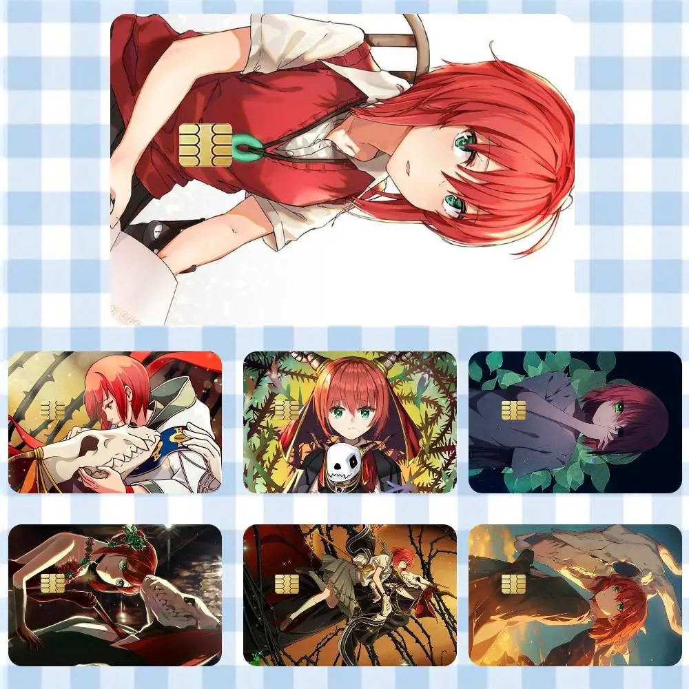 

The Ancient Magus' Bride Anime Sticker Film Tape Skin for Credit Card Debit Card Waterproof Stickers