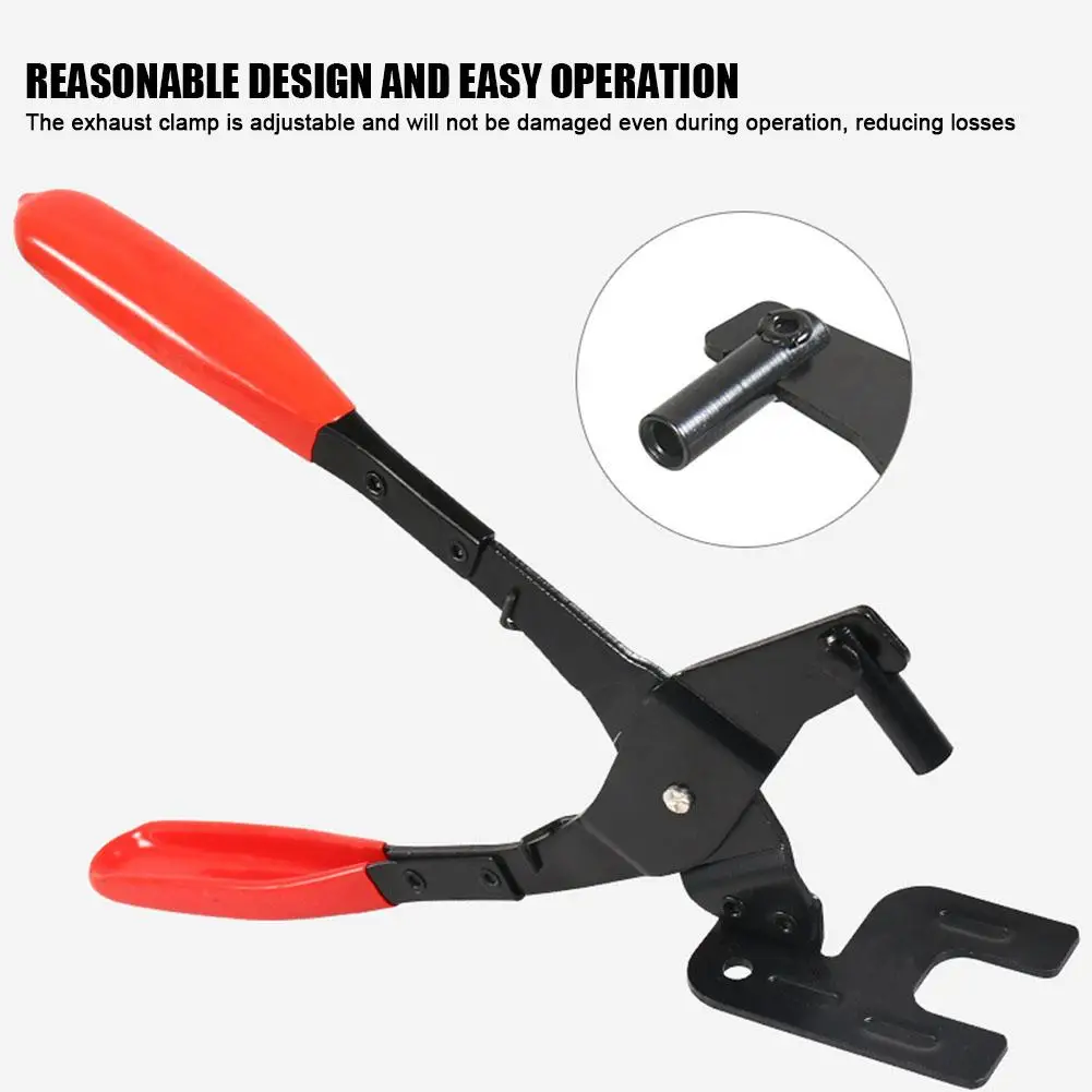 Auto Exhaust Hanger Removal Pliers Pipe Rubber Grommet Remover Car Exhaust Rubber Pad Plier Puller Tool Special Disassembly Tool