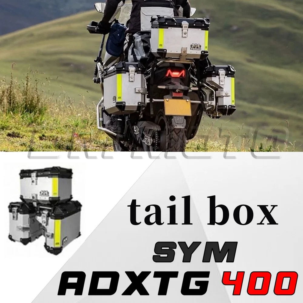 

Motorcycle modification aluminum alloy three-box tail box protection bar for SYM ADXYG 400 400 ADXTG 400 adxtg