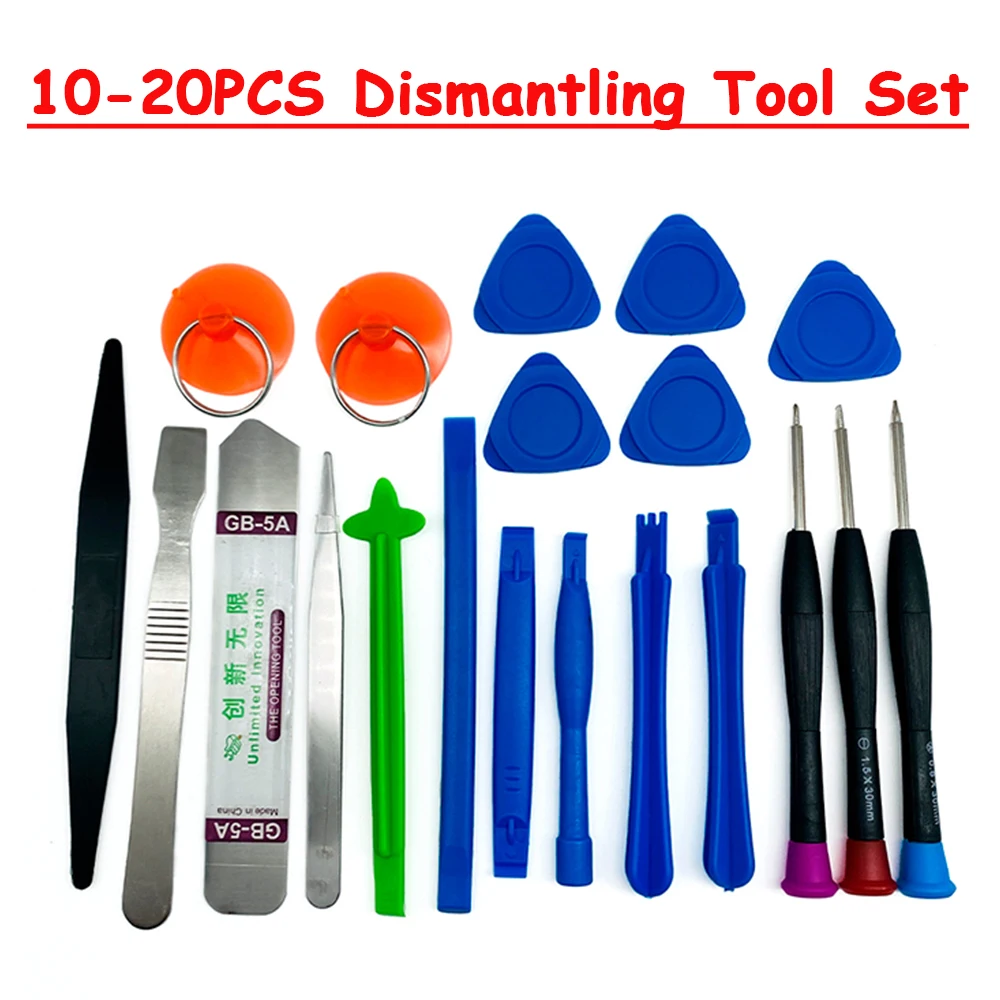 10-20PCS Phone Repair Tool Open Pry Bar Screen Disassembly Screwdriver Kit for iPhone 11 Pro Max 8 Plus Manual Disassembly Tools