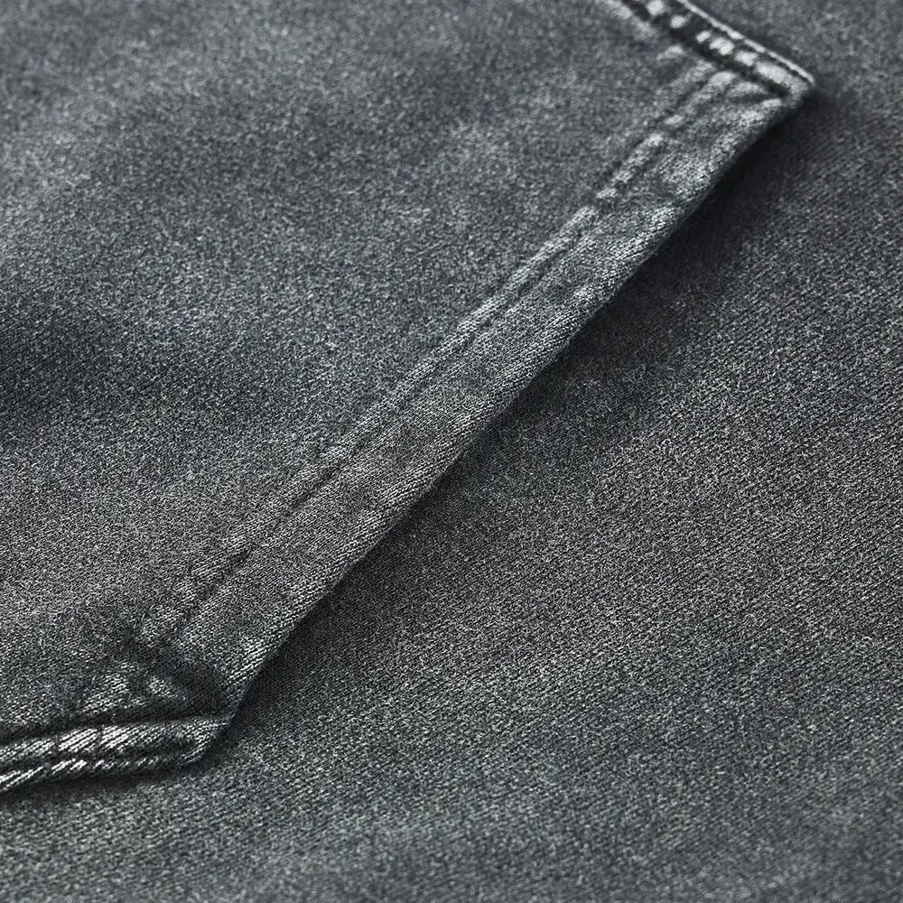 سترة بقلنسوة كلاسيكية كبيرة الحجم للرجال والنساء لخريف وشتاء 2025 بلوفر غير رسمي Y2k Harajuku