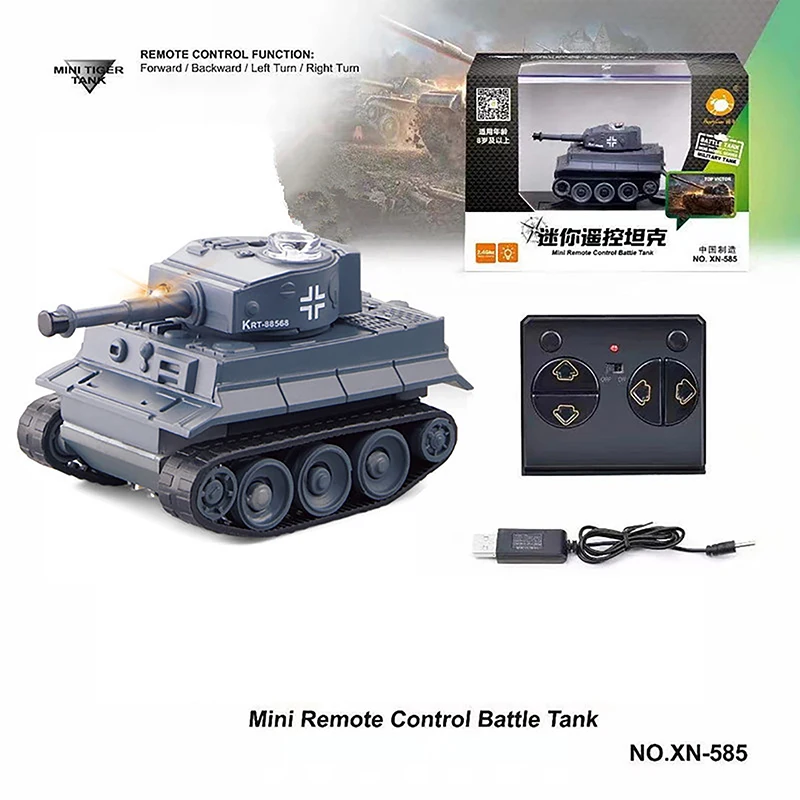 Remote Control Small Tank Ultra-small Mini RC Crawler Driving Tiger Armored Vehicle Military Chariot Off-road Car Kid Gifts