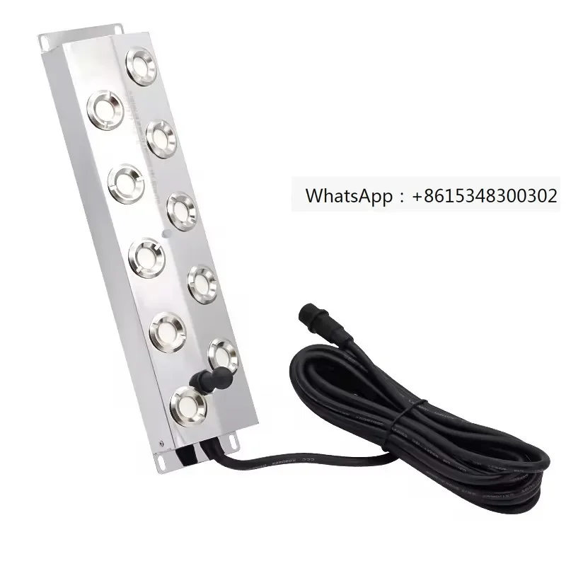 

10 Head Ultrasonic Atomizer Industrial Humidifier Ultrasonic Fogger Mist Maker for Aquarium Landscape Mushroom