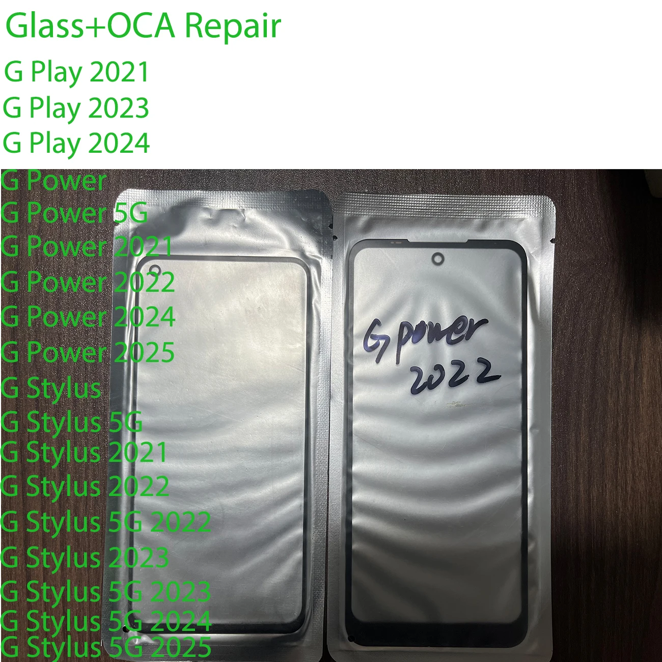 Para motorola moto g stylus power play 5g 2020 2021 2022 2023 2024 2025 painel de toque frontal tela externa vidro com reparo oca