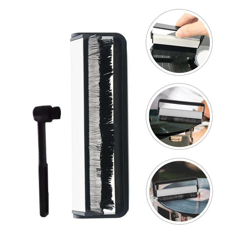 

2 pcs Vinyl Brush Carbon Removal Tool For Record Portable Record Cleaning Accessory Phono Cleaning Device