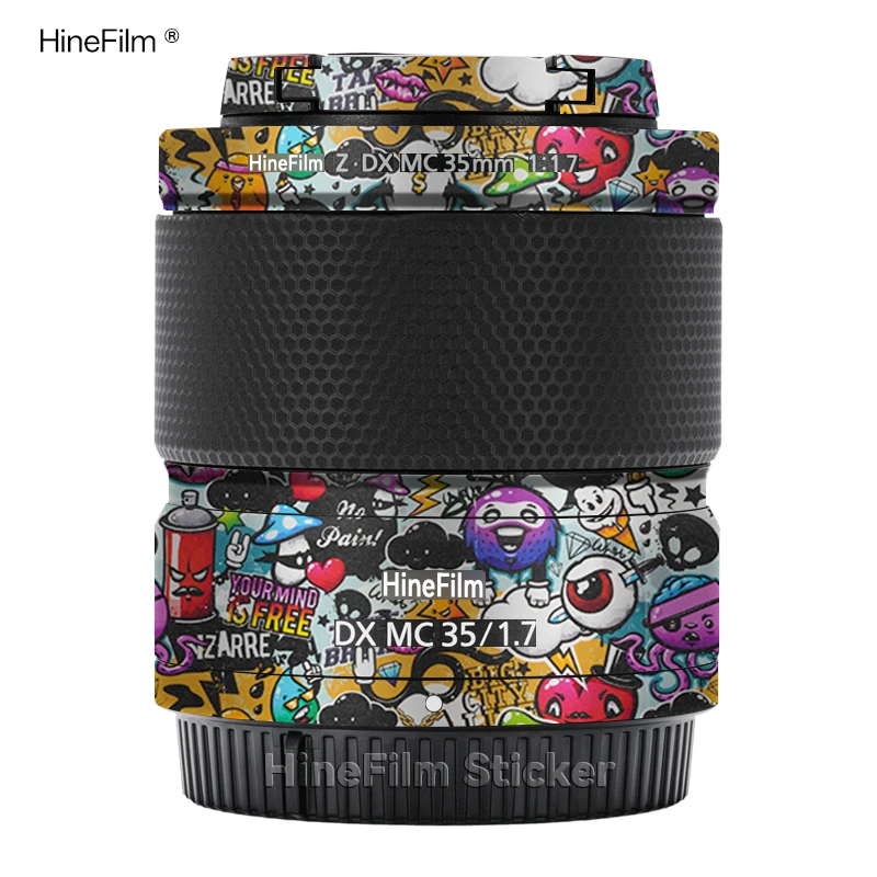 Hinefilm Skin for Nikon Z DX MC35F1.7 Lens Decal Skin 35 1.7 Lens