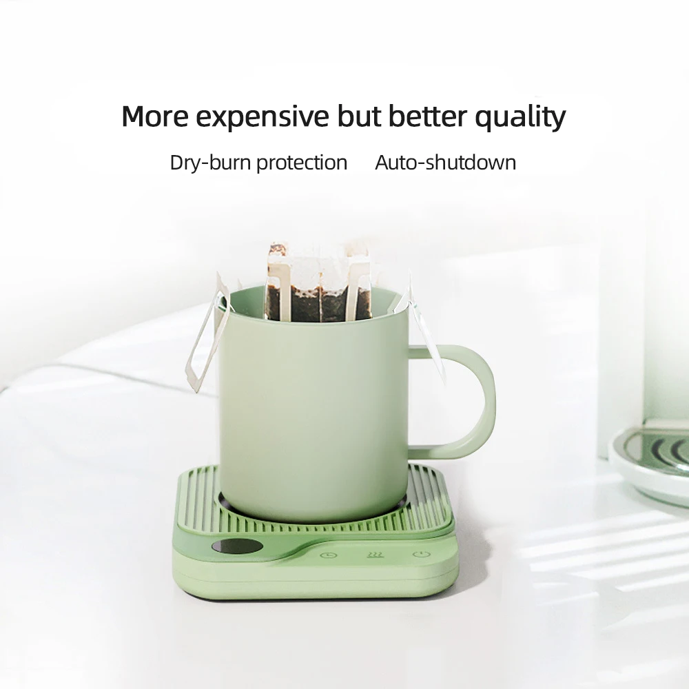 30W 커피 머그 워머 컵 히터 가열 패드 전기 핫 플레이트 3단계 온도 조절 워머 코스터 (우유, 차, 물용) 220V