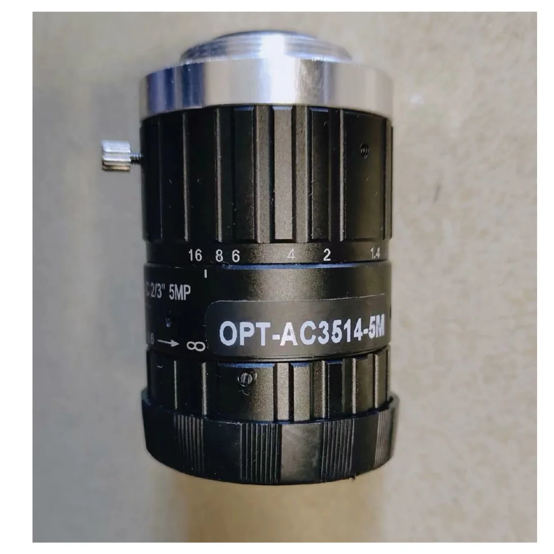 

Second hand Industrial Lens OPT-AC3514-5M OPT 35mm 1:1.4 C 2/3 ''5MP shipped quicklys