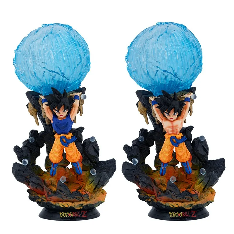 Dragon Ball Anime Figure Goku Spirit Bomb Action Figures Model Toys Desktop Ornament Doll Statue Figurine Collection kids Gifts