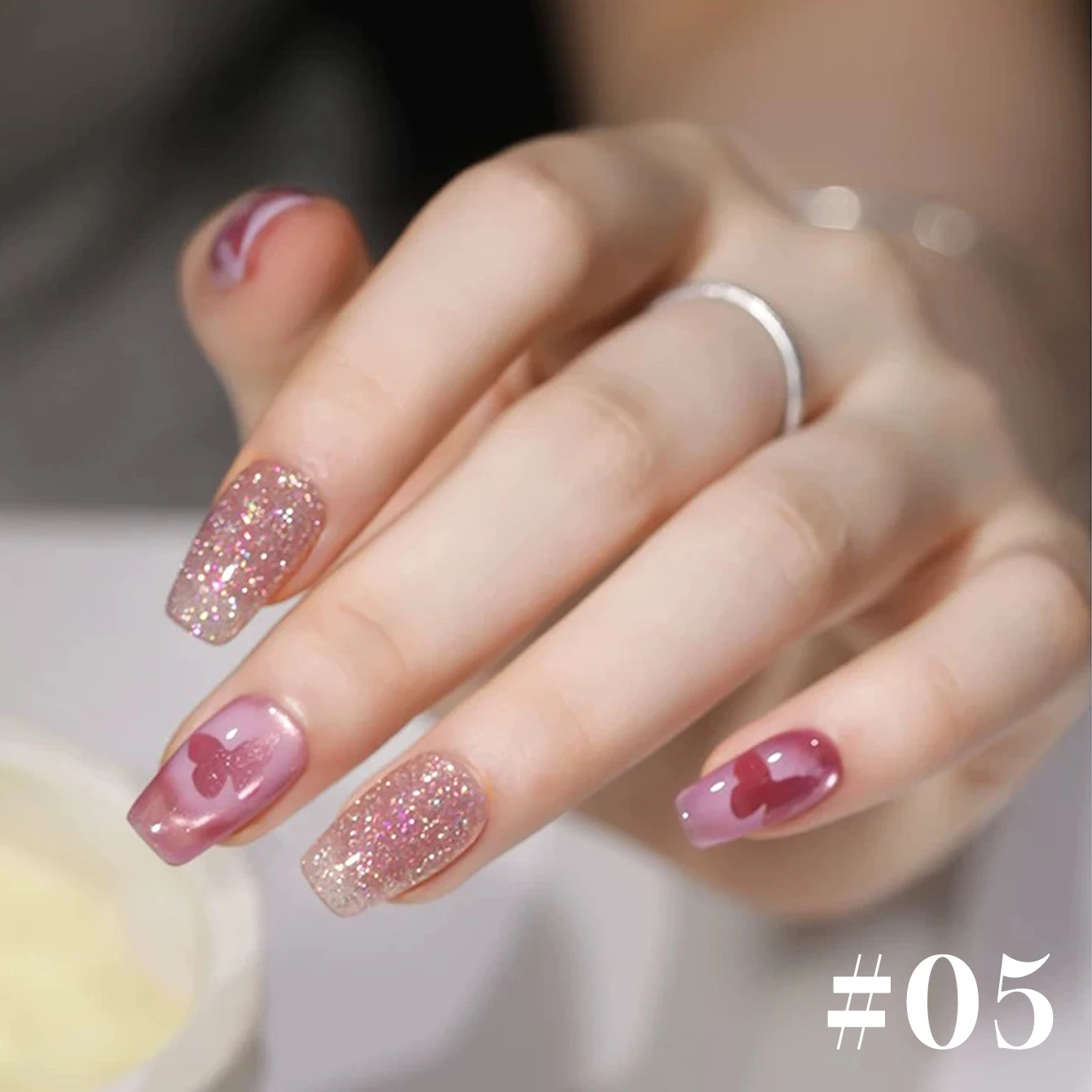 MIANEL 12ML 1-12PCS Verão Mais vendido Faça uma estrela de desejo 12 cores Strobe Glitter Gel Unha Polonês Azul Unhas Esmalte Branco